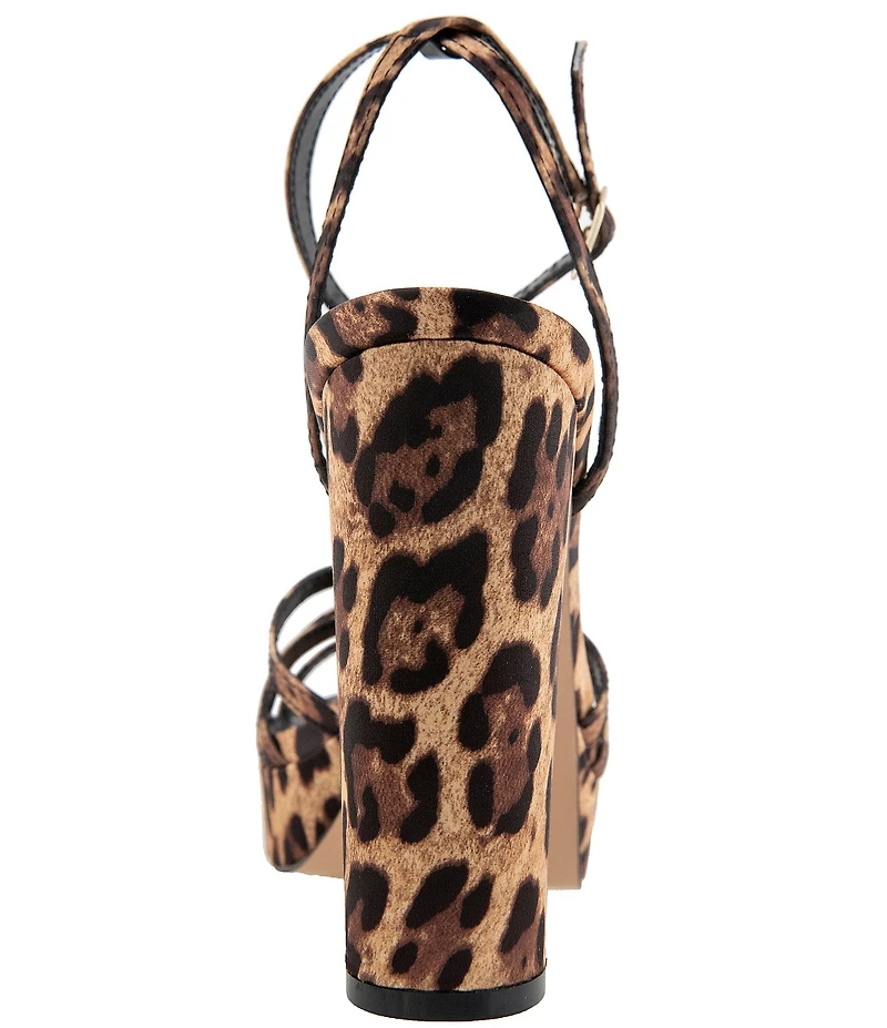 BCBGeneration Orisa Leopard Print Dress Sandals