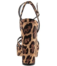 BCBGeneration Orisa Leopard Print Dress Sandals