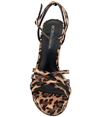 BCBGeneration Orisa Leopard Print Dress Sandals