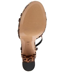 BCBGeneration Orisa Leopard Print Dress Sandals
