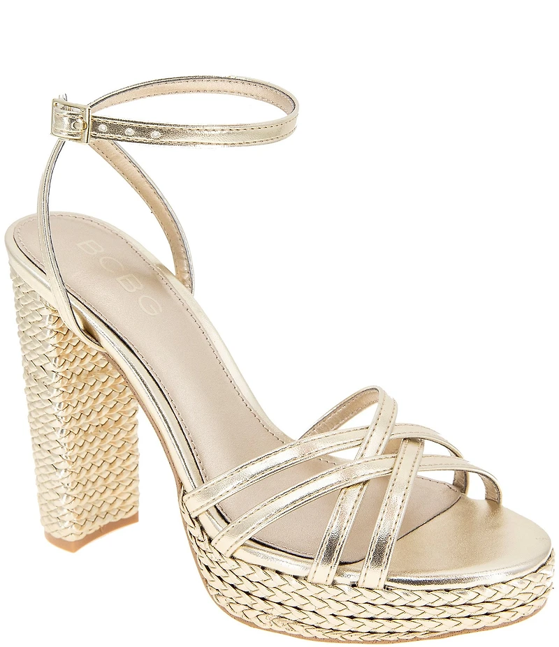 BCBGeneration Orisa Metallic Dress Sandals