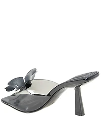 BCBGeneration Remani Vinyl Flower Ornament Slide Sandals