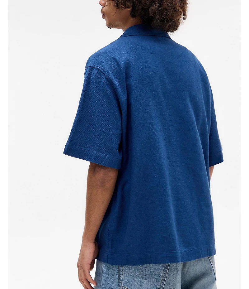 BDG Urban Outfitters Short Sleeve One Pocket Crinkle Shirt