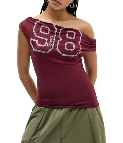 BDG Urban Outfitters #double;98#double; Graphic Cap Sleeve T-Shirt