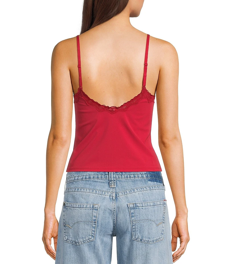 BDG Urban Outfitters Adore Lace Trim Knit Tank Top