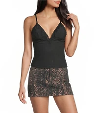 BDG Urban Outfitters Adore Lace Trim Knit Tank Top