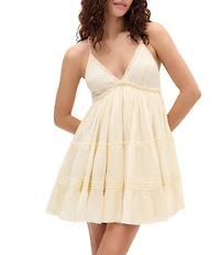 BDG Urban Outfitters Aria Sleeveless Solid Mini Dress