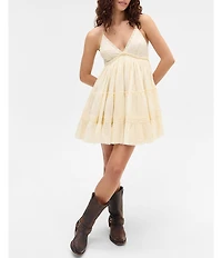 BDG Urban Outfitters Aria Sleeveless Solid Mini Dress