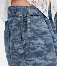 BDG Urban Outfitters Bobbi Camouflage Printed Denim Trouser Pants
