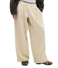 BDG Urban Outfitters Bobbi Straight Leg Linen Blend Pants