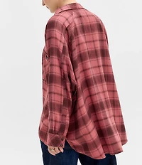 BDG Urban Outfitters Brendan Checked Long Sleeve Shirt