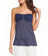 BDG Urban Outfitters Brittney Knit Striped Bandeau