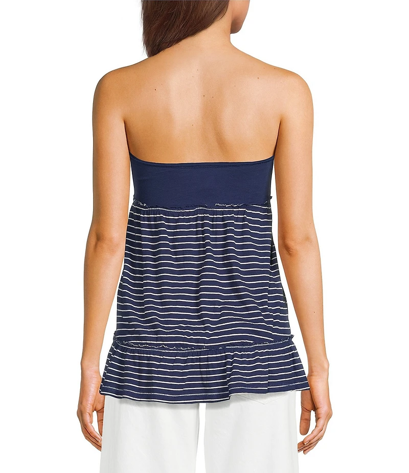 BDG Urban Outfitters Brittney Knit Striped Bandeau