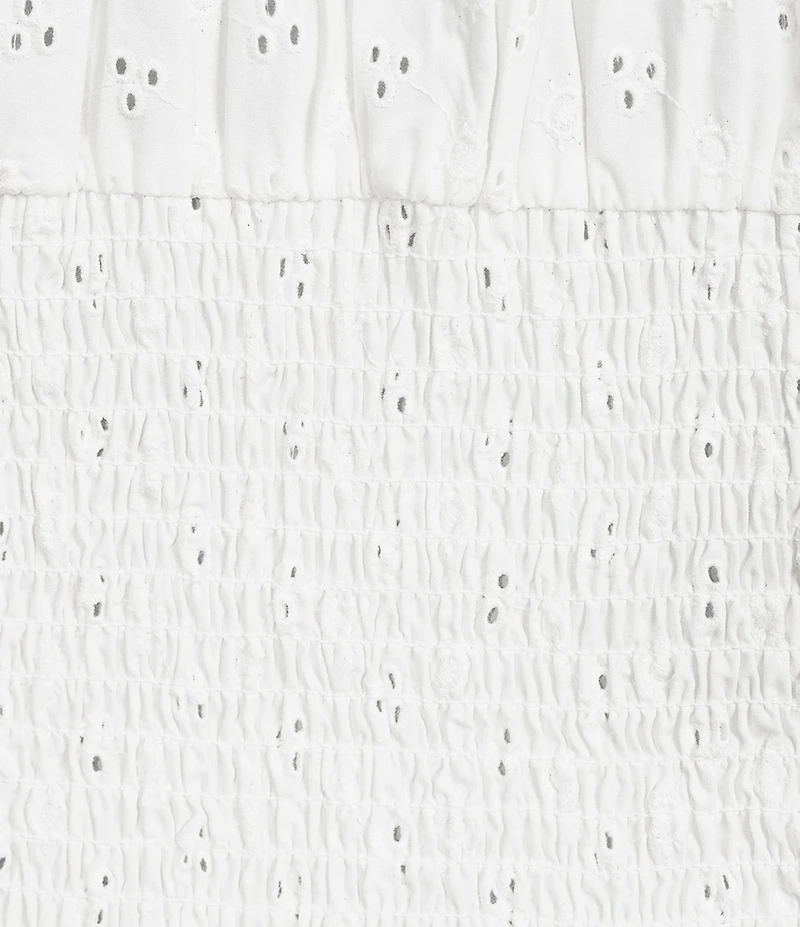 BDG Urban Outfitters Cap Sleeve Broderie Hallie Top