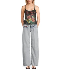 BDG Urban Outfitters Chileno Bay Tropical Floral Scoop Neck Sleeveless Camisole Top