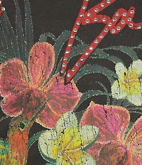 BDG Urban Outfitters Chileno Bay Tropical Floral Scoop Neck Sleeveless Camisole Top