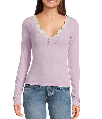 BDG Urban Outfitters Diana Lace Trimmed Top