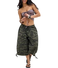 BDG Urban Outfitters Diego Camouflage Printed Cropped Cargo Pants