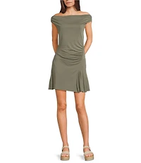 BDG Urban Outfitters Fia Cupro Mini Dress