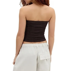 BDG Urban Outfitters Floral Tapestry Knit Bandeau Top