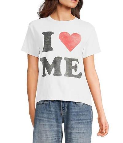 BDG Urban Outfitters I Heart Me Crew Neck Short Sleeve T-Shirt