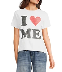 BDG Urban Outfitters I Heart Me Crew Neck Short Sleeve T-Shirt