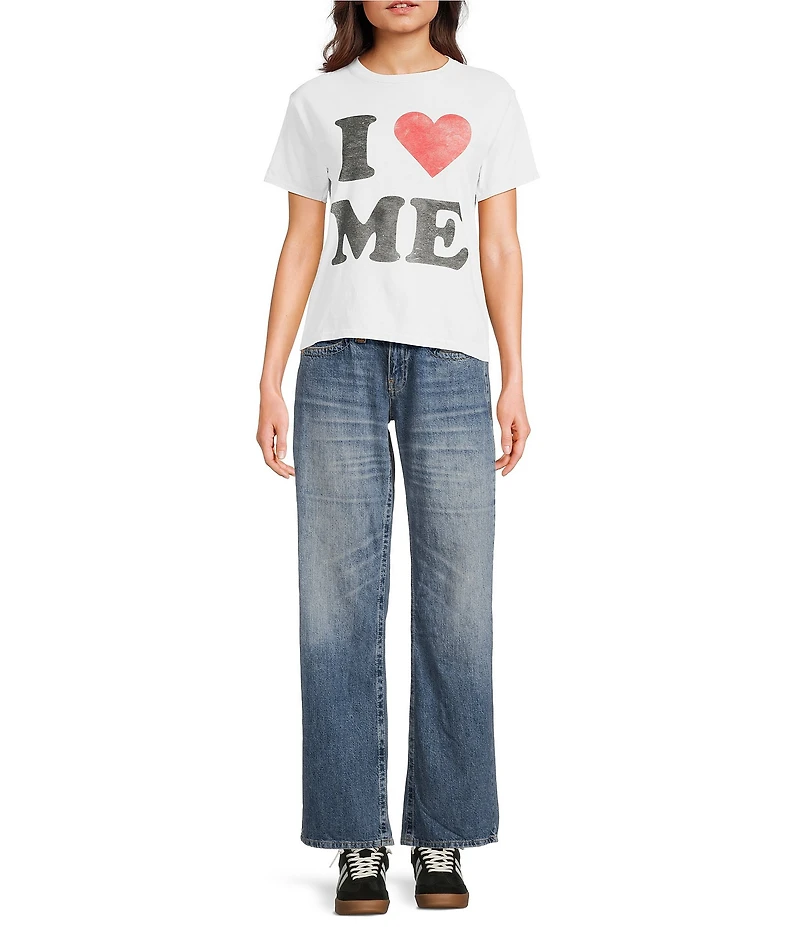 BDG Urban Outfitters I Heart Me Crew Neck Short Sleeve T-Shirt