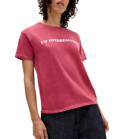 BDG Urban Outfitters I (Heart) Overreacting Short Sleeve T-Shirt
