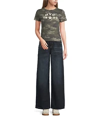 BDG Urban Outfitters Jaya Baggy Low Rise Wide Leg Denim Trouser Jeans