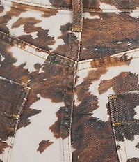 BDG Urban Outfitters Jaya Cow Print Wide Leg Jeans