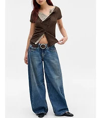 BDG Urban Outfitters Kayla Distressed Trouser Jeans