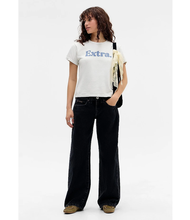 BDG Urban Outfitters Kayla Low Rise True Black 5-Pocket Jeans