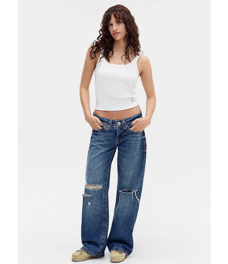 BDG Urban Outfitters Kayla Destructed Low-Rise Jeans