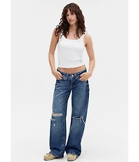 BDG Urban Outfitters Kayla Destructed Low-Rise Jeans