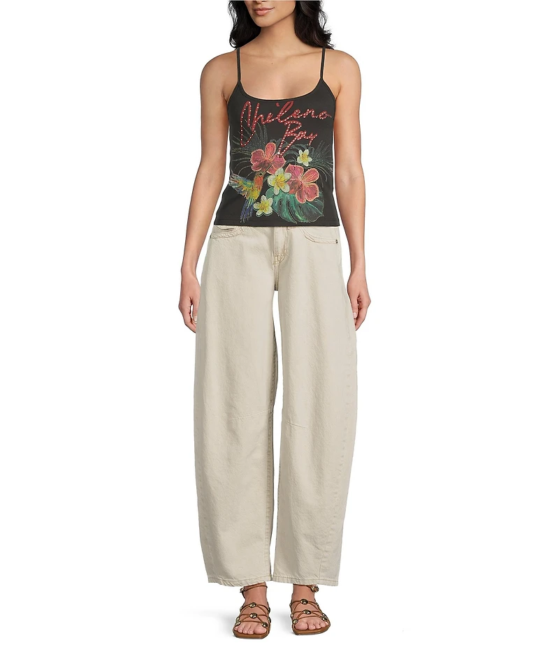 BDG Urban Outfitters Kayla Woven Straight Leg Trousers