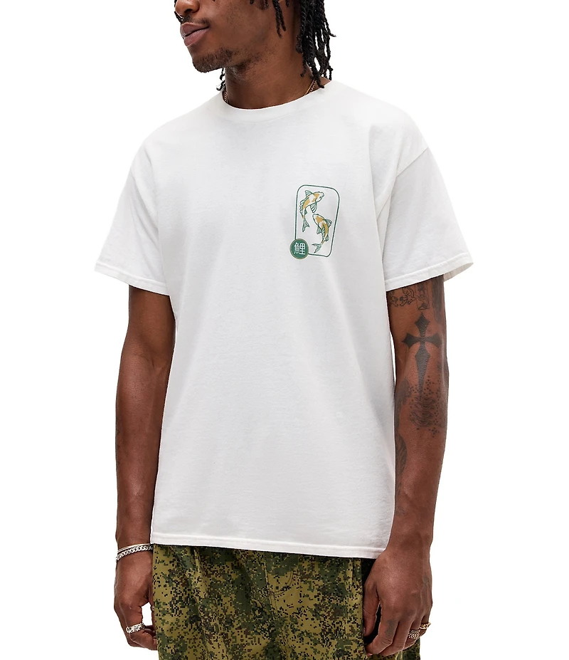 BDG Urban Outfitters Kyoto Koi Short Sleeve Knit T-Shirt