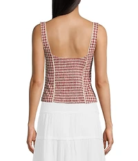 BDG Urban Outfitters Lena Checked Blouse