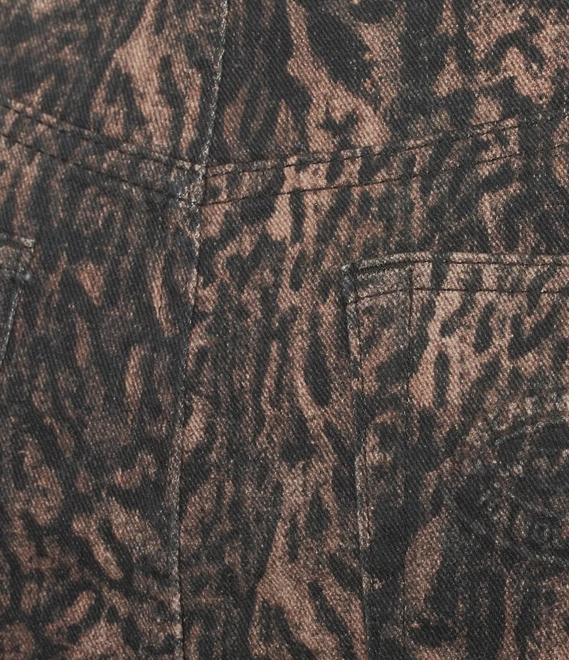 BDG Urban Outfitters Leopard Printed Woven Mini Skirt