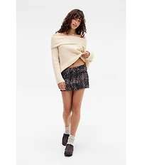 BDG Urban Outfitters Leopard Printed Woven Mini Skirt