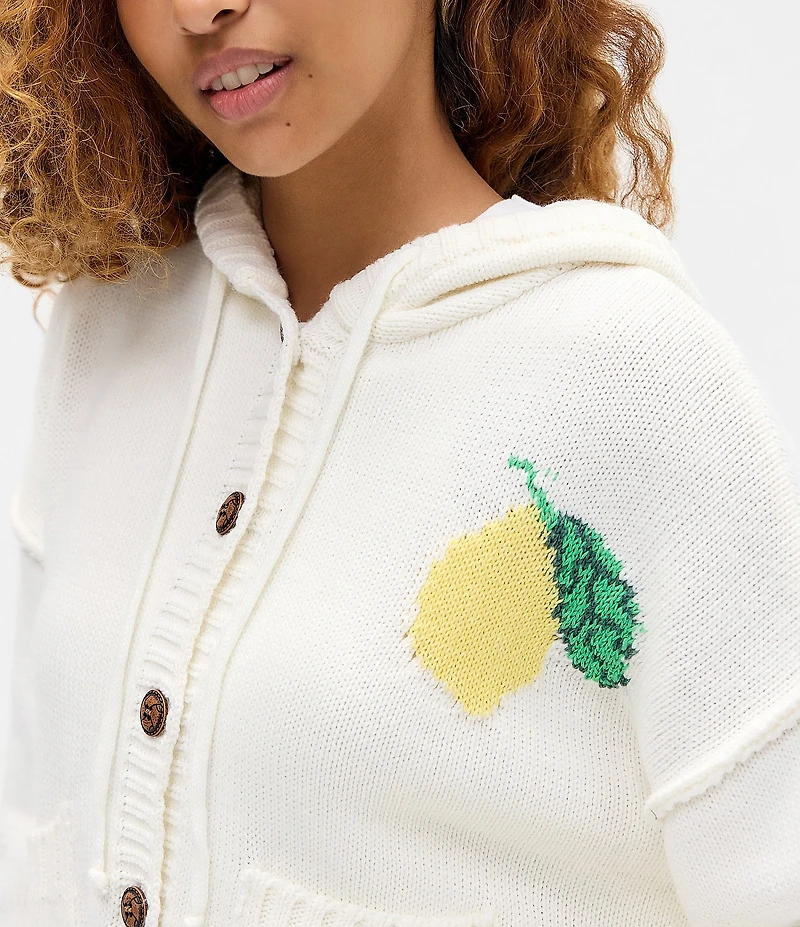 BDG Urban Outfitters Limoncello Hoodie Cardigan