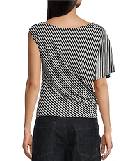 BDG Urban Outfitters Livia Short Sleeve Striped Top