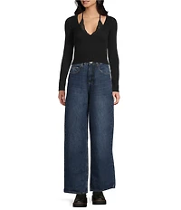BDG Urban Outfitters Long Sleeve Seeing Double Top