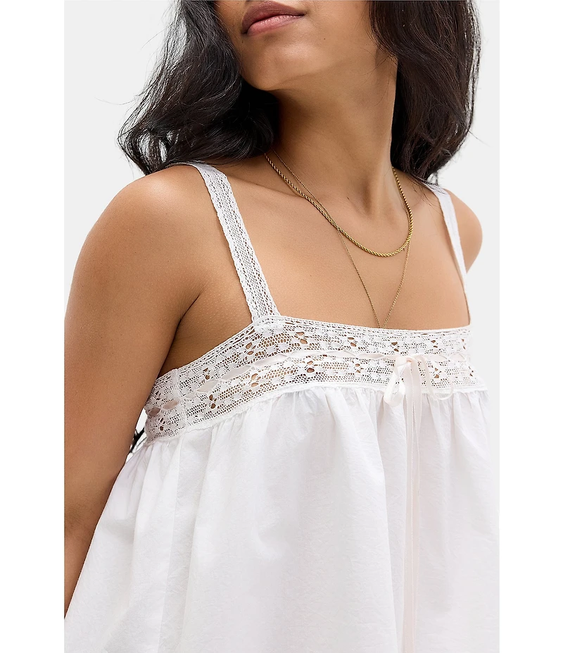 BDG Urban Outfitters Lumi Woven Babydoll Cami