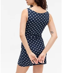 BDG Urban Outfitters Nancy Polka Dot Sleeveless Knit Dress