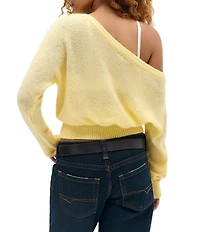 BDG Urban Outfitters Off-The-Shoulder Knit Cropped Top