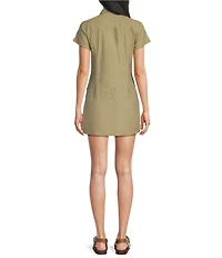 BDG Urban Outfitters Polly Linen Romper