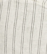 BDG Urban Outfitters Quinn Sleeveless Striped Linen V-Neck Halter Top