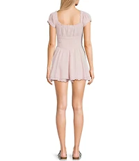 BDG Urban Outfitters Rowan Cap Sleeve Romper