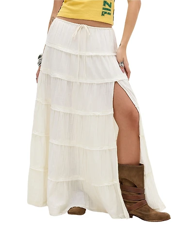 BDG Urban Outfitters Sadie Tiered Maxi Skirt