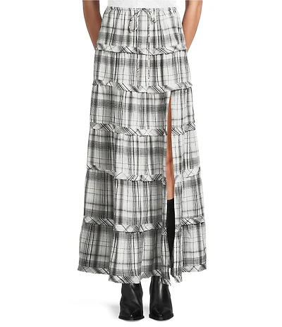 BDG Urban Outfitters Sadie Tiered Maxi Skirt